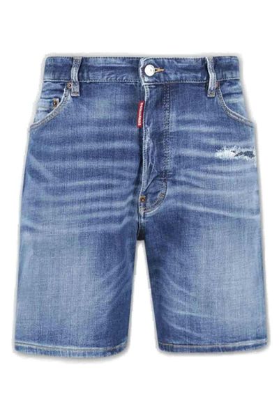 Dsquared2 Distressed Denim Shorts