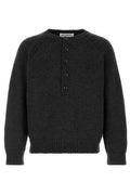 Our Legacy Buttoned Henley Knitted Sweater
