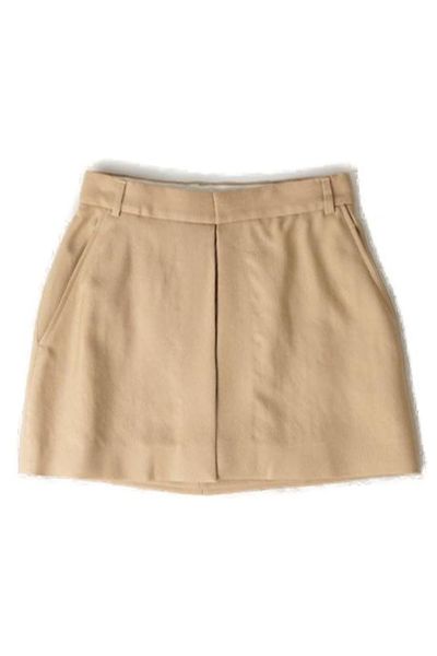 AMI Paris Concealed-Fastened Mini Skirt