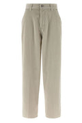 AMI Paris Logo Patch Corduroy Trousers