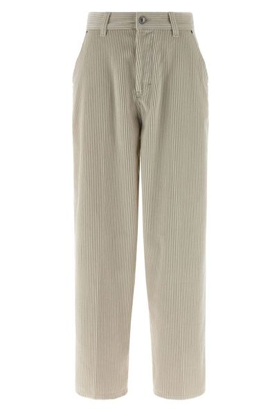 AMI Paris Logo Patch Corduroy Trousers