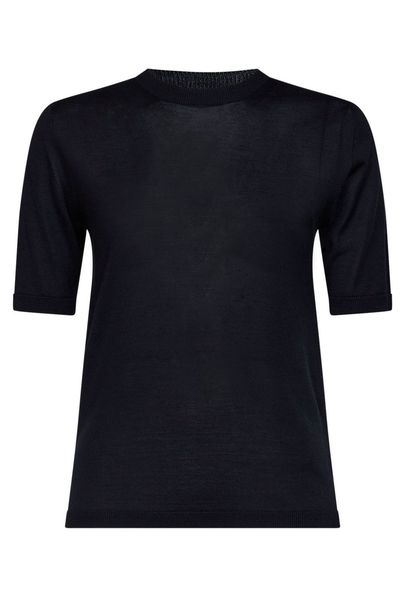 Max Mara Mxmaceti Short-Sleeved Knitted Top