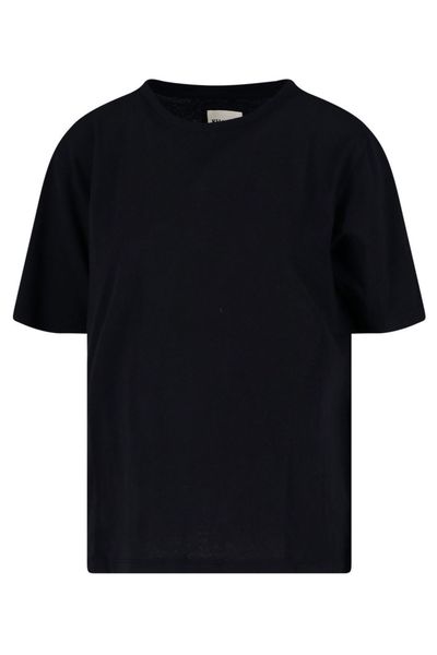 Khaite Mae Logo Patch Crewneck T-Shirt