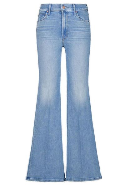 Mother Flared High-Rise Jeans