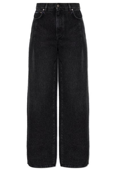 Dolce & Gabbana Pleated Wide-Leg Jeans