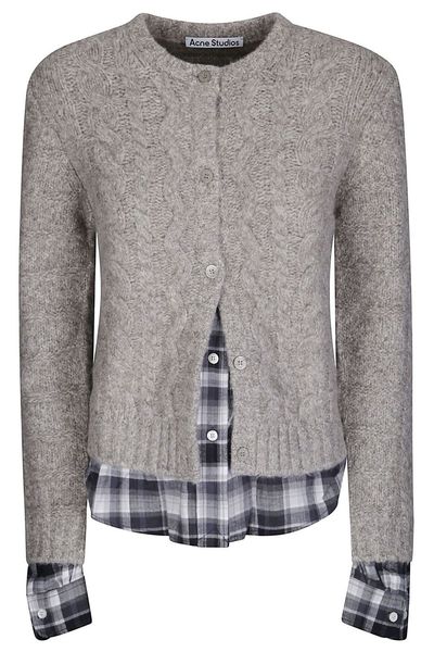 Acne Studios Fitted Layered Cardigan