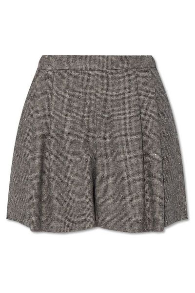 Fabiana Filippi Sequin Embellished Pleated Shorts