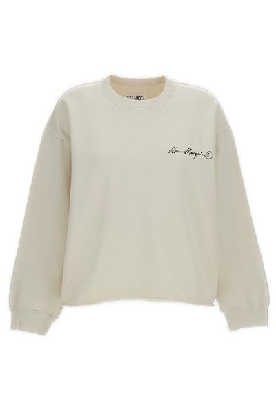 MM6 Maison Margiela Handwritten-Printed Sweatshirt
