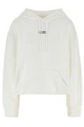 MM6 Maison Margiela Logo Detailed Drawstring Hoodie