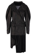 Yohji Yamamoto Asymmetric Belted Coat