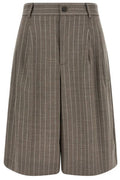 P.A.R.O.S.H. Lassie Pinstriped Bermuda Shorts