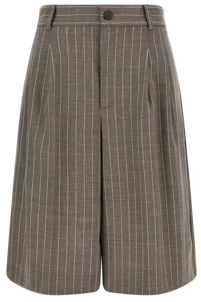P.A.R.O.S.H. Lassie Pinstriped Bermuda Shorts
