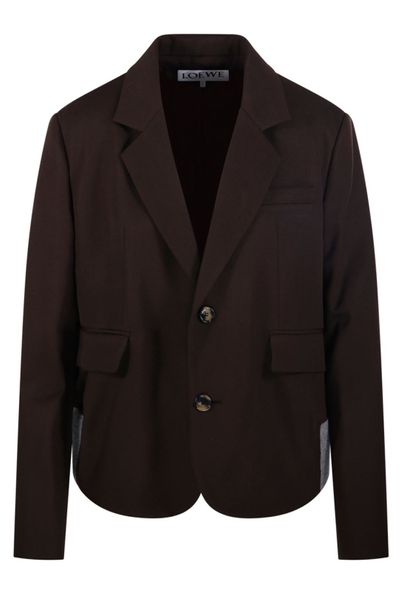 Loewe Single-Breasted Cropped Jacket