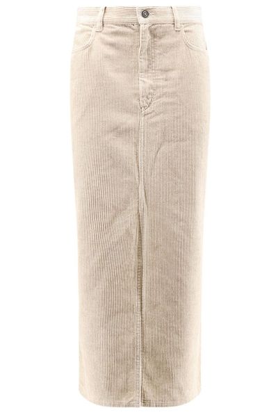 Isabel Marant Logo Patch Corduroy Skirt