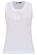 Dolce & Gabbana Logo Embellished Tank Top