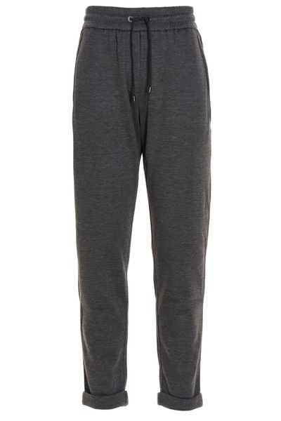 Brunello Cucinelli Drawstring Tapered Sweatpants