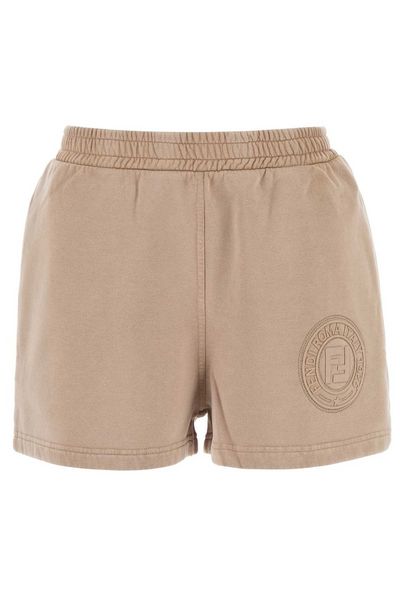 Fendi Logo Detailed Sweat Shorts