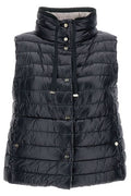 Herno High-Neck Drawstring Reversible Padded Gilet