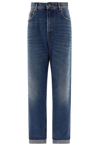 Golden Goose Deluxe Brand Kim Logo Patch Jeans