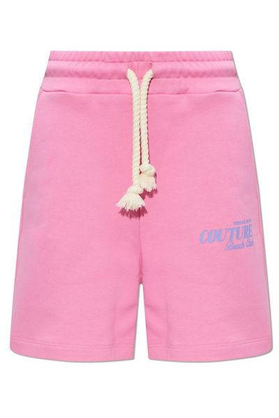 Versace Jeans Couture Logo Drawstring Shorts
