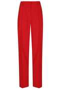 Balmain Crepe Straight-Leg Tailored Trousers
