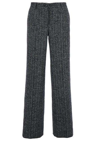 Dolce & Gabbana Pinstriped Straight-Leg Trousers