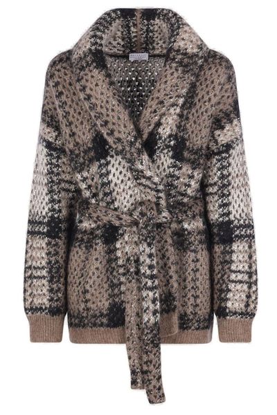 Brunello Cucinelli Sequin Embellished Knitted Cardigan