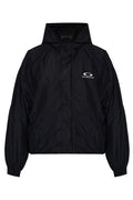 Balenciaga Logo Printed Hooded Windbreaker