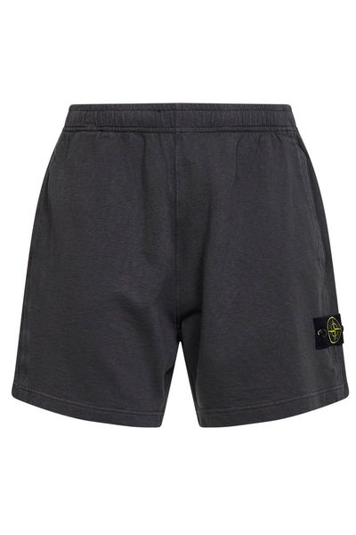 Stone Island Logo Patch Elasticated Waistband Shorts