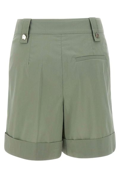 Liu Jo Pleated Turn-Up Shorts