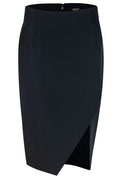 Liu Jo Side-Slit Tailored Midi Skirt