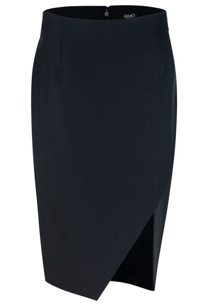 Liu Jo Side-Slit Tailored Midi Skirt