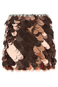 Paco Rabanne Sequin Disc Mini Skirt