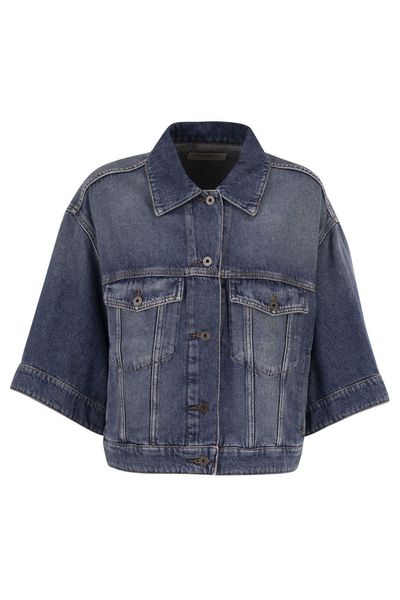 Weekend Max Mara Cropped Denim Jacket