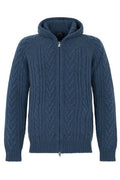 Fedeli Zipped Hooded Cardigan