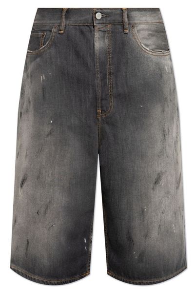 Acne Studios Distressed Denim Shorts
