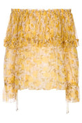 Chloé Floral Printed Ruffled Blouse