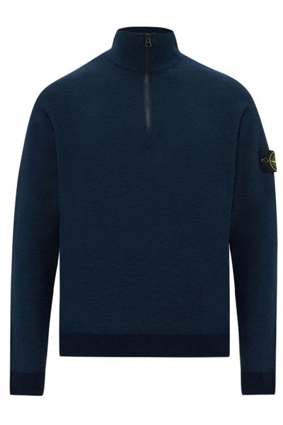 Stone Island Half Zip Knitted Sweater