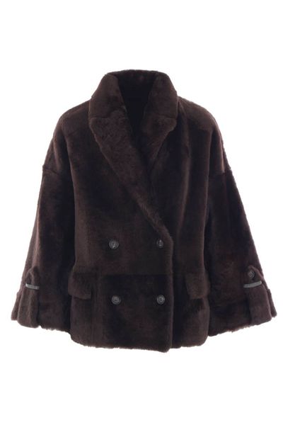 Brunello Cucinelli Double-Breasted Reversible Coat
