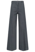 Aspesi Belt-Looped Wide-Leg Jeans