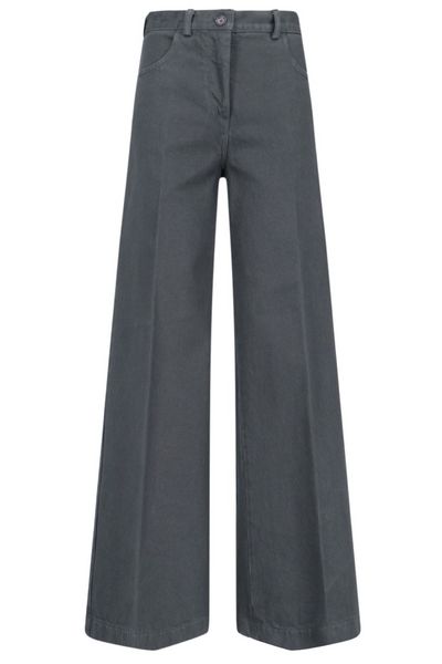 Aspesi Belt-Looped Wide-Leg Jeans