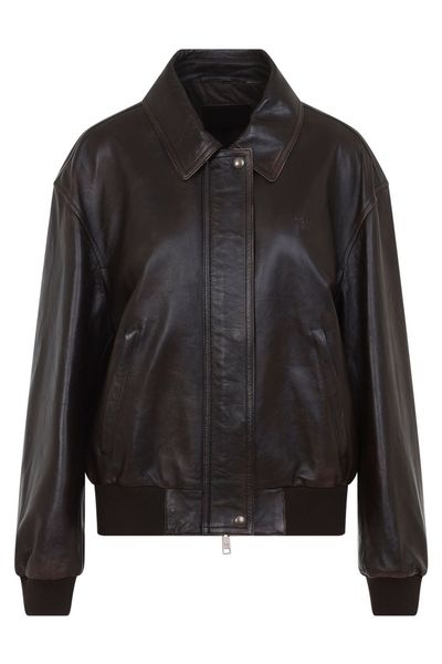Prada Long-Sleeved Leather Jacket
