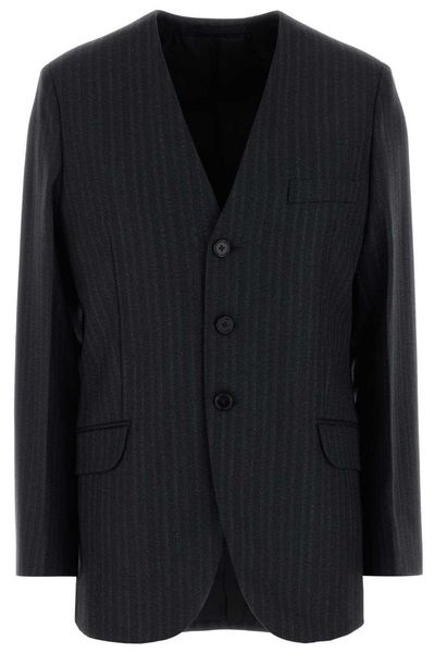 Jil Sander Pinstripe Single-Breasted Blazer