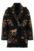 Alanui Island Roots Belted Fringe Cardigan