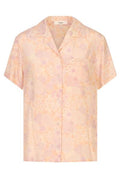 Chloé Flower Printed Short-Sleeved Blouse