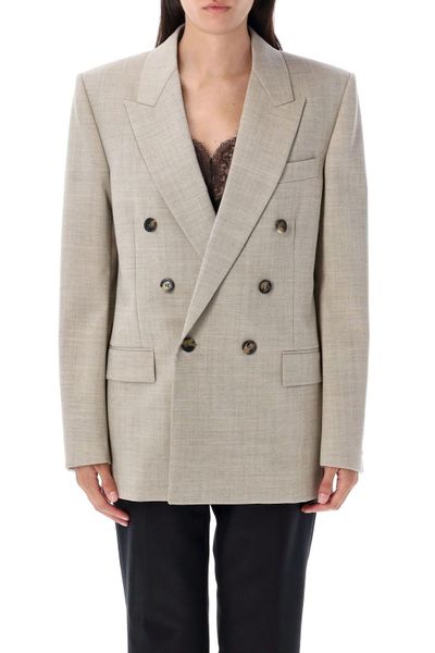Saint Laurent Cassandre Double-Breasted Blazer