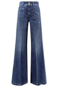 The Seafarer Flared Patch-Pocket Jeans