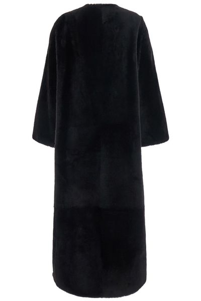 Yves Salomon Crewneck Reversible Coat