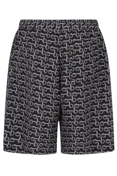 Burberry Monogram Print Knee-Length Shorts