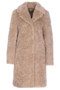 Herno V-Neck Faux-Fur Coat